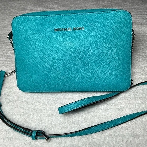 Michael Kors Vibrant Teal Crossbody Bag - Picture 2 of 7